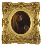 Abraham Solomon, Untitled, oil on panel