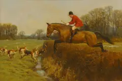 Frederick J Haycock, Untitled, oil on canvas 61.5 x 91.5cm