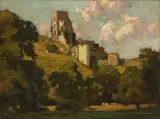 Charles H. H. Burleigh, Untitled, oil on board 25.5 x 34.5cm