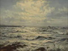 William Joseph King, Untitled, oil on canvas 45 x 60cm