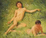 Anatoly Demenko, Untitled, oil on canvas 50.5 x 60cm