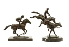 David Cornell, Untitled, on a veined marble base