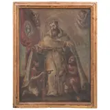 San Pedro Pascual, MÉXICO, SIGLO XVIII, Óleo sobre tela