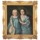 Retrato de Infantes, SIGLO XIX, Óleo sobre tela