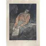 Jose Luis Cuevas, Untitled, Grabado al aguatinta XXXII / XL
