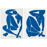 Henri Matisse, De la serie Blue Nude:, Serigrafías sin número de tiraje, edición póstuma