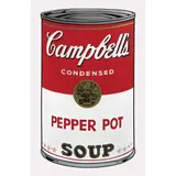 Andy Warhol, II.51: Campbell's Pepper Pot Soup, Serigrafía sin número de tiraje