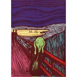 IIIA.58 (d): The Scream (Green) by Andy Warhol, Serigrafía 206 / 1500, offered Aug 2022