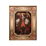 Arcángel Arcabucero, Escuela cuzqueña, SIGLO XX, Óleo sobre tela