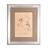 Nu, cheval e la mort. (De los poemas secretos de Apollinaire) by Salvador Dalí, Grabado, offered Aug 2022