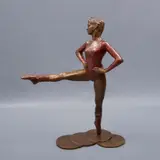 F. Camacho, Bailarina, Escultura en bronce patinado 39 /56