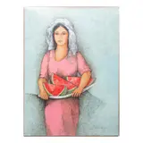 Antonio Galván Duque, Mujer con sandías, Serigrafía XXIX/L