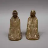 Miguel Ángel M, PAR DE SUJETALIBROS, Esculturas en bronce