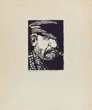 Wilhelm Morgner, Auktion 442, Los 1070, o. J. (um 1910), Holzschnitt auf dünnem Japan