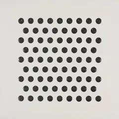 Victor Bonato, Ohne Titel, 1971, Ausgestanzter Karton auf Silberfolienprägung