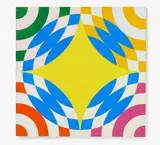 Christian Roeckenschuss, Auktion 442, Los 1379, 1958, Lackfarbe auf Hartfaser