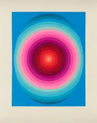 Centaurus by Victor Vasarely, 1987, Farbserigrafie auf Velin, sold Apr 2020