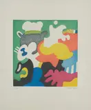 Otmar Alt, Ohne Titel, 1969, Farbserigrafie auf Velin