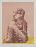 Horst Antes, Figur mit Zaun