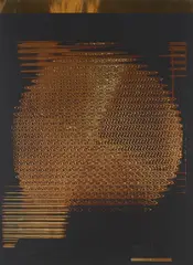 Rotor by Heinz Mack, 1972, goldfarbenem Aluminiumkarton, sold Feb 2020