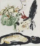 Captain Beefheart, "BLACK TWIG", 1991, Öl auf Leinwand