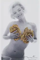 Bert Stern, Mariyln Jewel Gold Roses, 2012, Pigment Print