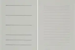 Leo Erb, Ohne Titel ("Linienbild"), Jeweils: Bleistift auf Papier