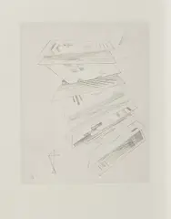 Zweite Radierung für die Edition Cahiers d'Art by Wassily Kandinsky, 1932, Radierung auf Kupferdruckpapier, sold Jan 2020