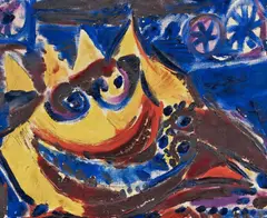 Carl-Henning Pedersen, Auktion 442, Los 1359, 1950, Öl auf Leinwand