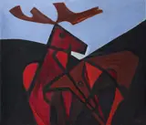 Ernst Wilhelm Nay, Elch und Elchkuh
