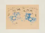 Salvador Dalí, Combat des Cavaliers, 1971, Farbaquatintaradierung auf Richard de Bas (Wasserzeichen)