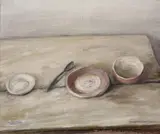 Klaus Fußmann, Stillleben, 1975, Öl auf Leinwand