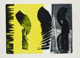 L-14A-1974 by Hans Hartung, 1974, Farblithografie auf BFK RIVES FRANCE, sold Apr 2020