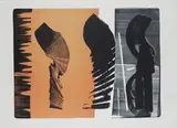 L-14B-1974 by Hans Hartung, 1974, Farblithografie auf BFK RIVES (Wasserzeichen), sold Feb 2020