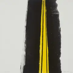 L-1973-26 by Hans Hartung, 1973, Farblithografie auf Velin, sold Mar 2020
