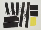 L 1973-31 (Aus: "Hommage a Picasso") by Hans Hartung, 1973, Farblithografie auf BFK RIVES (Wasserzeichen), sold Mar 2020