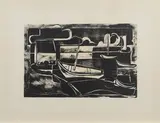 Ewald Mataré, Schiffe am Wasser (Boote im Hafen)