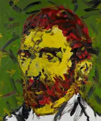 Friedemann Hahn, Ohne Titel (Van Gogh), 1983, Öl auf Leinwand
