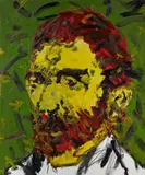 Friedemann Hahn, Ohne Titel (Van Gogh), 1983, Öl auf Leinwand