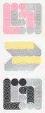 Kaspar Thomas Lenk, Konvolut von 3 Serigrafien, 1969, Jeweils: Farbserigrafie auf glattem Karton