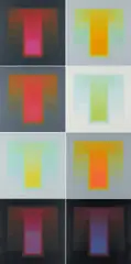 Colour Sound by Karl Gerstner, Jeweils: Farbserigrafie auf Karton, sold Feb 2020