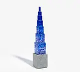 Hella (Hella de Santarossa) Santarossa, Auktion 442, Los 1404, 1995, Blaues Antikglas
