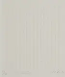 Reihung by Günther Uecker, 1983, Prägedruck auf Bütten, sold Oct 2019