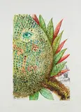 Ananas by Salvador Dalí, 1967, Farblithografie und Radierung auf Japan, sold Apr 2020