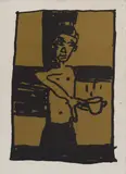 Walter Dahn, Auktion 442, Los 1187, 1985, Farbserigrafie auf Leinwand