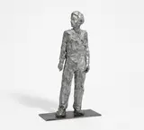 Stephan Balkenhol, Stehender Mann, 2005, Antimon-Hartbleiguss