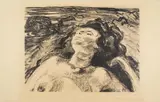 Edvard Munch, Liegender Halbakt I