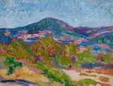 Jan Peszke, Hügellandschaft in der Provence