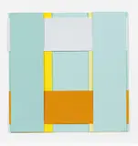 "Face 43" by Imi Knoebel, 2003/15, Acryl auf Kunststofffolien, collagiert, sold Jun 2020