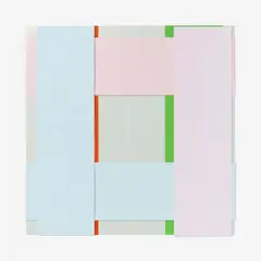 "Face 72" by Imi Knoebel, 2003/16, Acryl auf Kunststofffolien, collagiert, sold Nov 2019